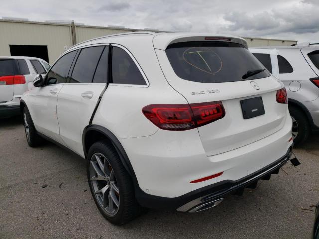 W1N0G8EB3MV310651 - 2021 MERCEDES-BENZ GLC 300 4M WHITE photo 3