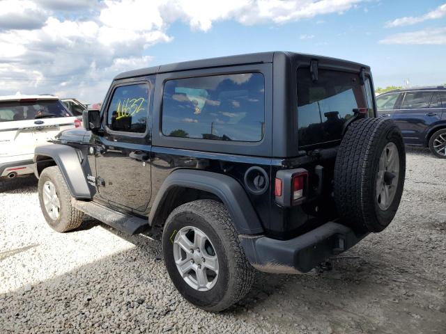 1C4GJXAG1LW218465 - 2020 JEEP WRANGLER S 黑色 照片 3