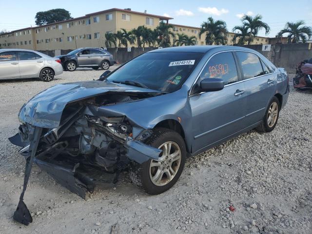 1HGCM56397A173246 - 2007 HONDA ACCORD SE BLUE photo 2