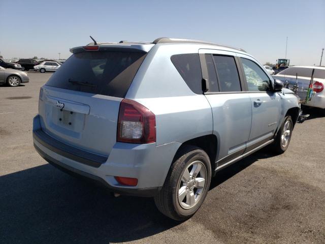 1C4NJCBAXED504212 - 2014 JEEP COMPASS SP BLUE photo 4