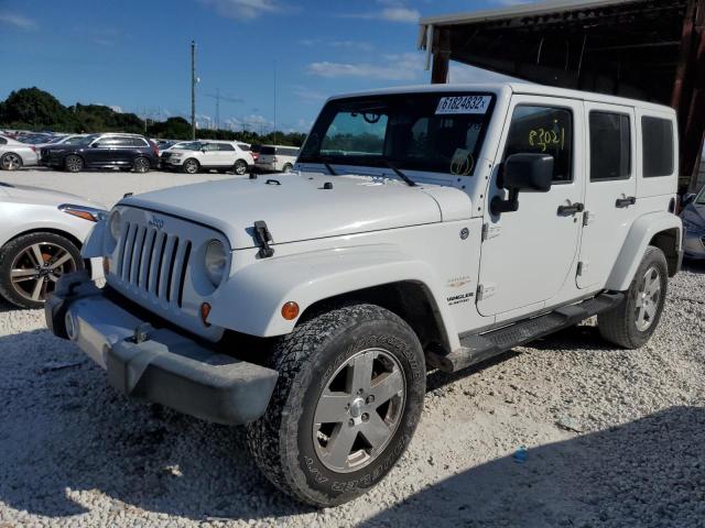 1C4BJWEG4CL179774 - 2012 JEEP WRANGLER U WHITE photo 2