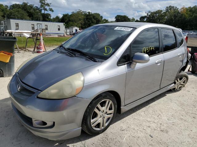 JHMGD38627S023709 - 2007 HONDA FIT S GRAY photo 2