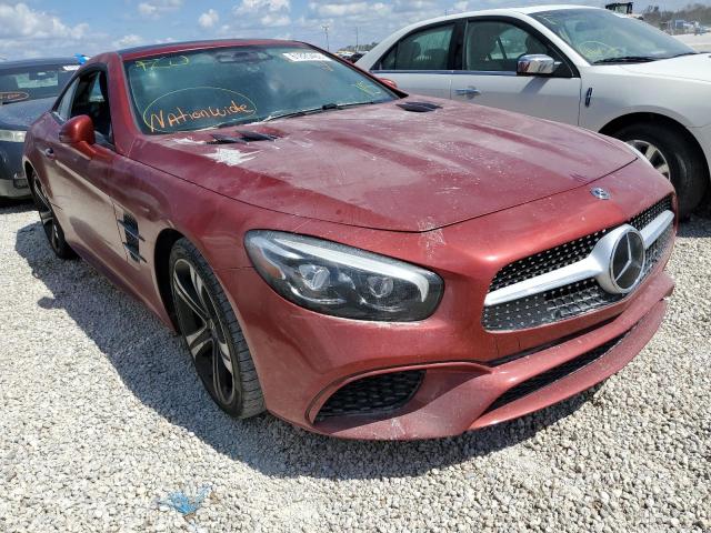 WDDJK6GA5KF055954 - 2019 MERCEDES-BENZ SL 450 RED photo 1