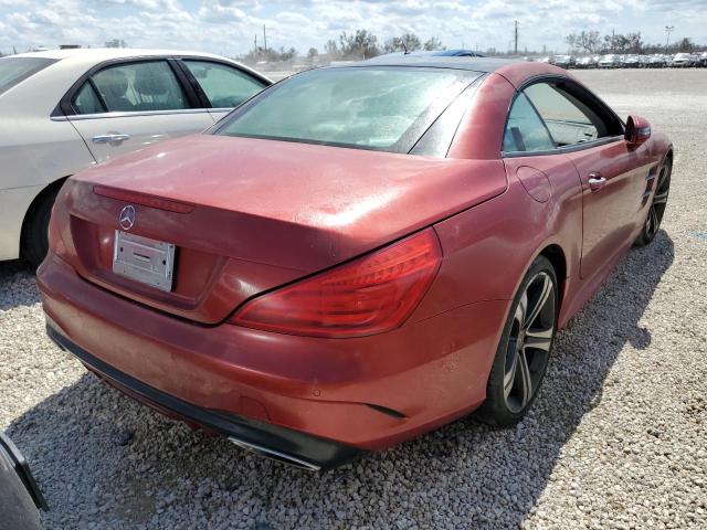 WDDJK6GA5KF055954 - 2019 MERCEDES-BENZ SL 450 RED photo 4