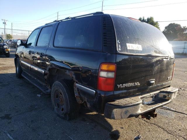 3GKFK16Z62G185044 - 2002 GMC YUKON XL K BLACK photo 3