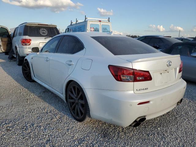 JTHBP262085002952 - 2008 LEXUS IS-F WHITE photo 3