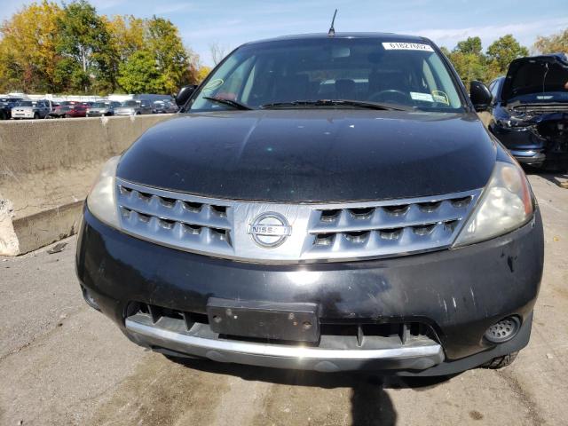 JN8AZ08W47W630764 - 2007 NISSAN MURANO SL BLACK photo 9