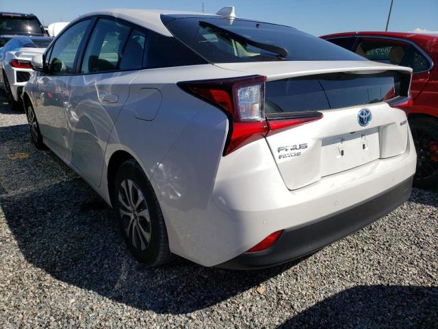 JTDL9MFUXN3033775 - 2022 TOYOTA PRIUS LE WHITE photo 3