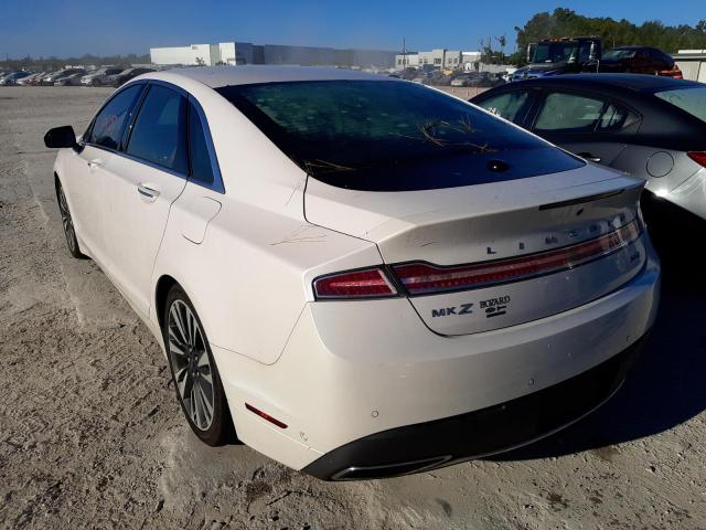 3LN6L5E9XJR613486 - 2018 LINCOLN MKZ RESERV WHITE photo 3