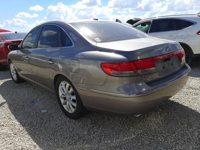 KMHFC46F58A333641 - 2008 HYUNDAI AZERA SE SILVER photo 3