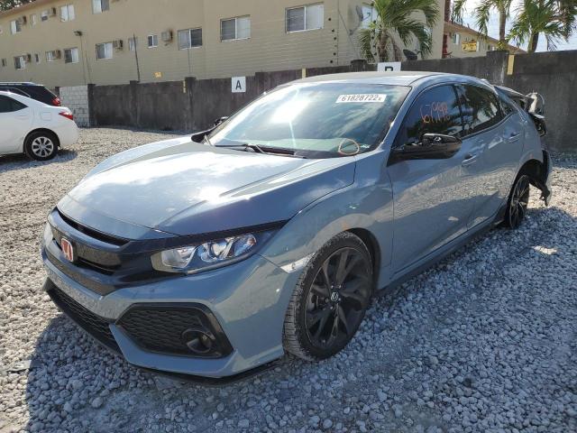 SHHFK7H45JU210776 - 2018 HONDA CIVIC SPOR 蓝色 照片 2
