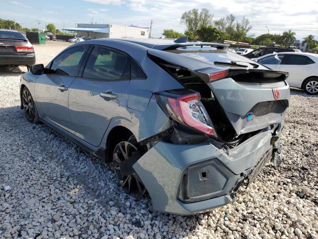 SHHFK7H45JU210776 - 2018 HONDA CIVIC SPOR 蓝色 照片 3