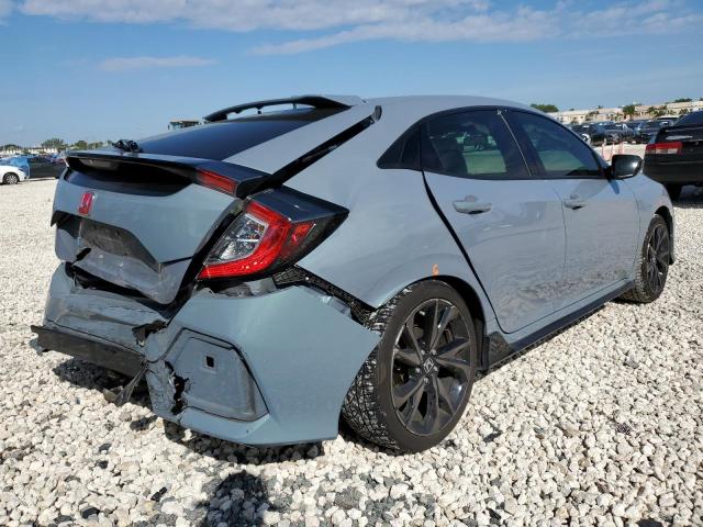 SHHFK7H45JU210776 - 2018 HONDA CIVIC SPOR 蓝色 照片 4