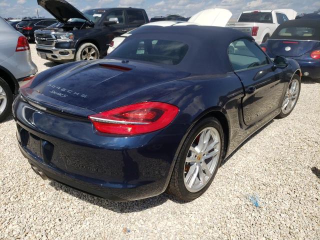 WP0CB2A80ES140147 - 2014 PORSCHE BOXSTER S BLUE photo 4