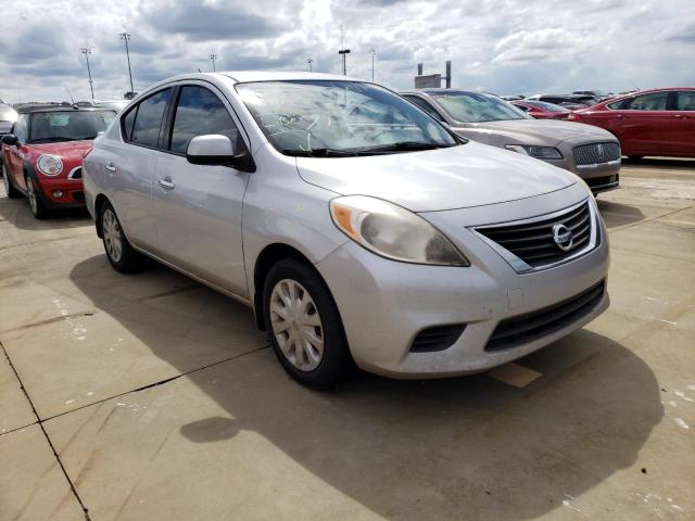 3N1CN7AP1EL827649 - 2014 NISSAN VERSA SILVER photo 1