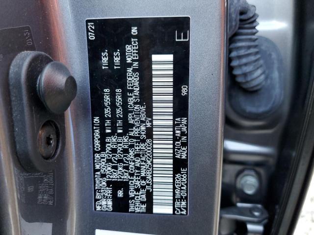 JTJSARBZ5M2200028 - 2021 LEXUS NX 300 BAS 灰色 照片 10