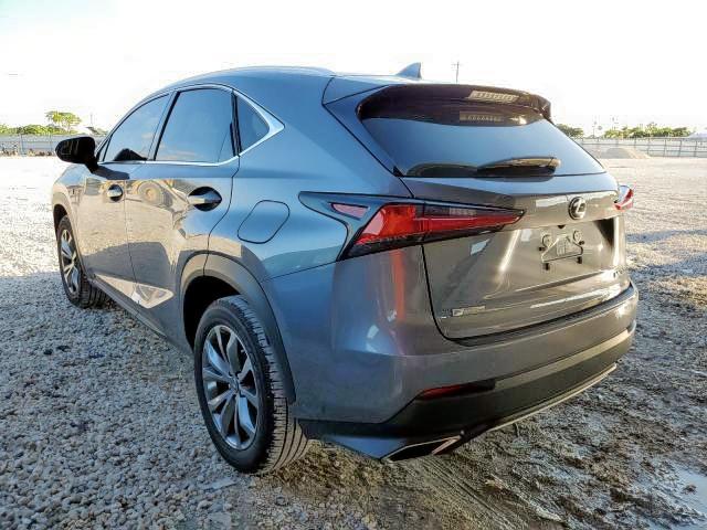 JTJSARBZ5M2200028 - 2021 LEXUS NX 300 BAS GRAY photo 3