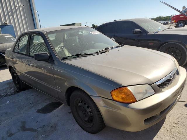 JM1BJ2224Y0251759 - 2000 MAZDA PROTEGE DX BEIGE photo 1