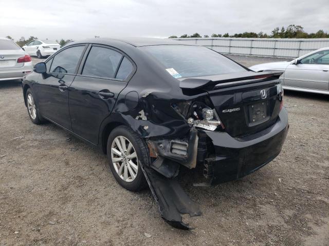 19XFB2F97CE381699 - 2012 HONDA CIVIC EXL 黑色 照片 3