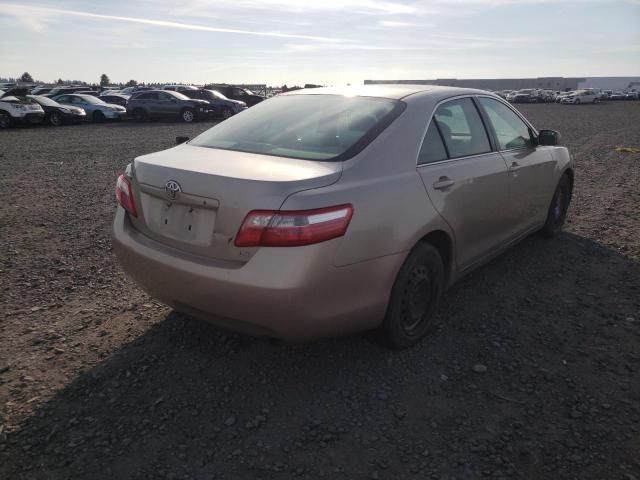 4T1BE46K77U056185 - 2007 TOYOTA CAMRY CE TAN photo 4