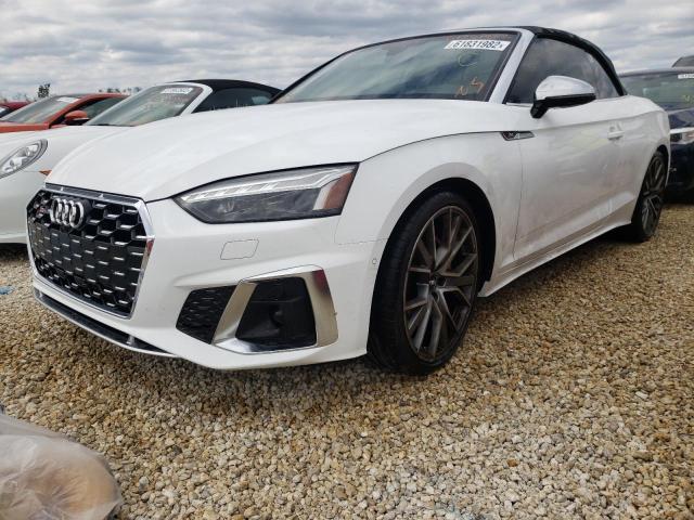 WAUY4GF57LN004487 - 2020 AUDI S5 PRESTIG WHITE photo 2