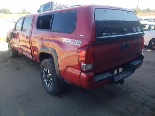 3TMDZ5BN6GM002887 - 2016 TOYOTA TACOMA DOU 红色 照片 3