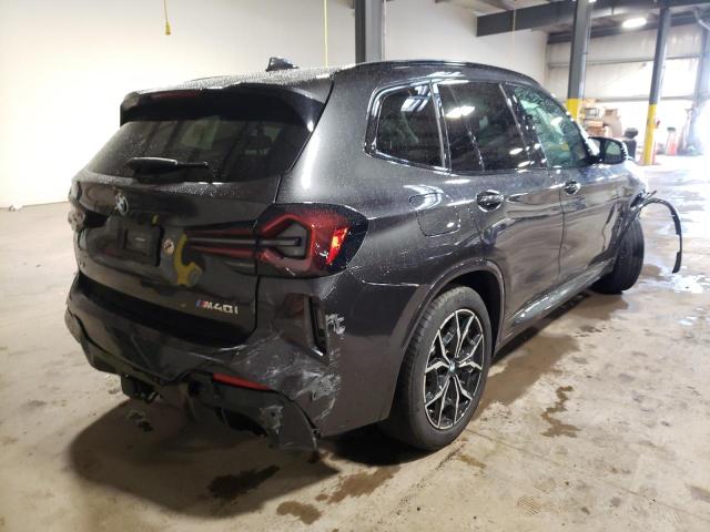 5UX83DP02N9L72979 - 2022 BMW X3 XDRIVEM გრაფიტი ფოტო 4