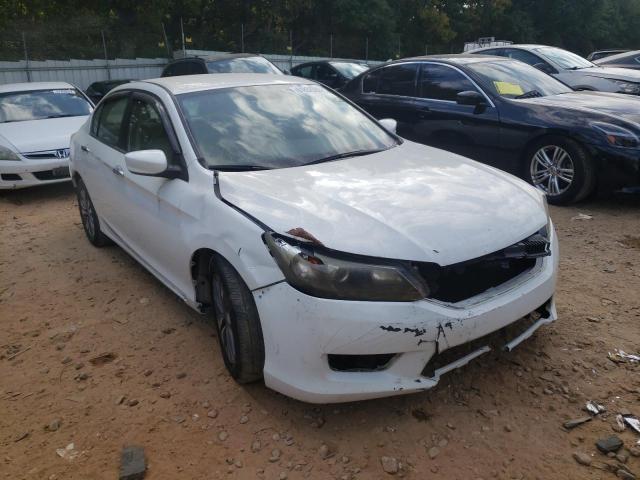 1HGCR2F35FA002413 - 2015 HONDA ACCORD LX WHITE photo 1