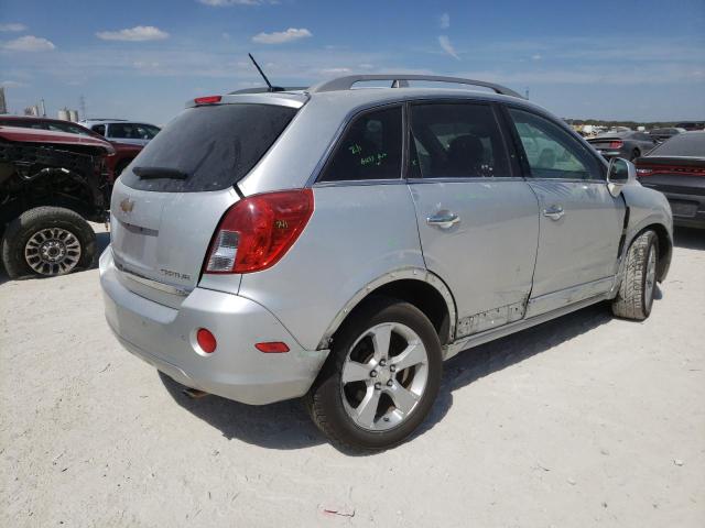 3GNAL4EK8ES679231 - 2014 CHEVROLET CAPTIVA LT SILVER photo 4