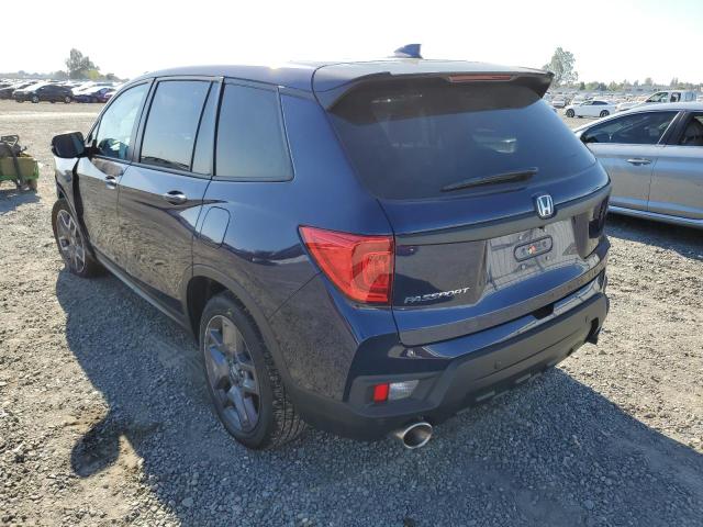 5FNYF7H54NB001462 - 2022 HONDA PASSPORT E 蓝色 照片 3