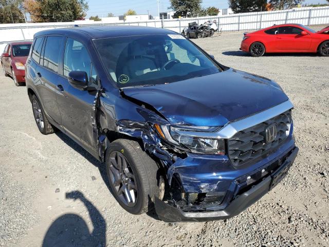 5FNYF7H54NB001462 - 2022 HONDA PASSPORT E 蓝色 照片 9