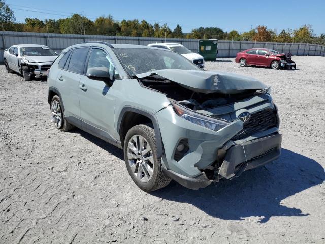 2T3C1RFV7MW169838 - 2021 TOYOTA RAV4 XLE P GRAY photo 1