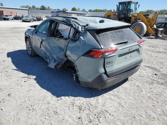 2T3C1RFV7MW169838 - 2021 TOYOTA RAV4 XLE P GRAY photo 3