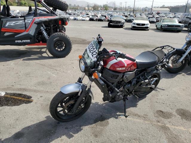 JYARM21Y6JA000247 - 2018 YAMAHA XSR700 C BURGUNDY photo 2