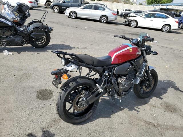 JYARM21Y6JA000247 - 2018 YAMAHA XSR700 C BURGUNDY photo 4