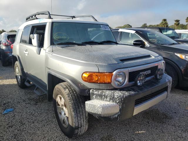 JTEBU4BF5AK078846 - 2010 TOYOTA FJ CRUISER SILVER photo 1