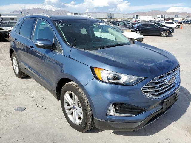 2FMPK3J95KBC48880 - 2019 FORD EDGE SEL BLUE photo 1