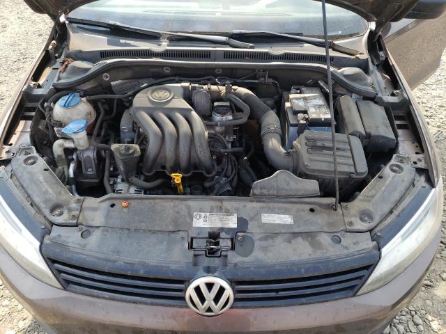 3VW1K7AJ2DM431888 - 2013 VOLKSWAGEN JETTA BASE BROWN photo 7