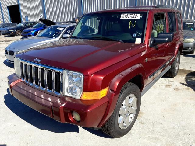 1J8HG58N16C368974 - 2006 JEEP COMMANDER მუქწითელი ფოტო 2