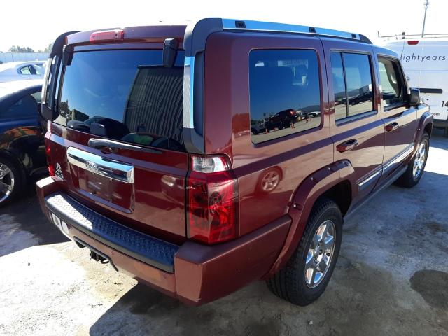 1J8HG58N16C368974 - 2006 JEEP COMMANDER მუქწითელი ფოტო 4