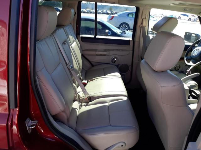 1J8HG58N16C368974 - 2006 JEEP COMMANDER მუქწითელი ფოტო 6