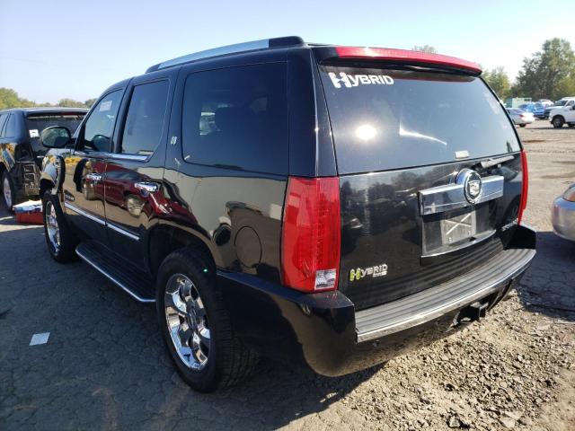 1GYFK43589R133272 - 2009 CADILLAC ESCALADE H BLACK photo 3