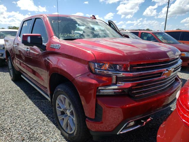 1GCUYHED5NZ170670 - 2022 CHEVROLET SILVERADO RED photo 1