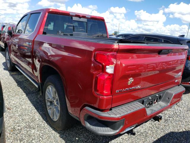 1GCUYHED5NZ170670 - 2022 CHEVROLET SILVERADO RED photo 3