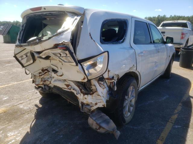 1C4RDJAG7HC908291 - 2017 DODGE DURANGO SX WHITE photo 4