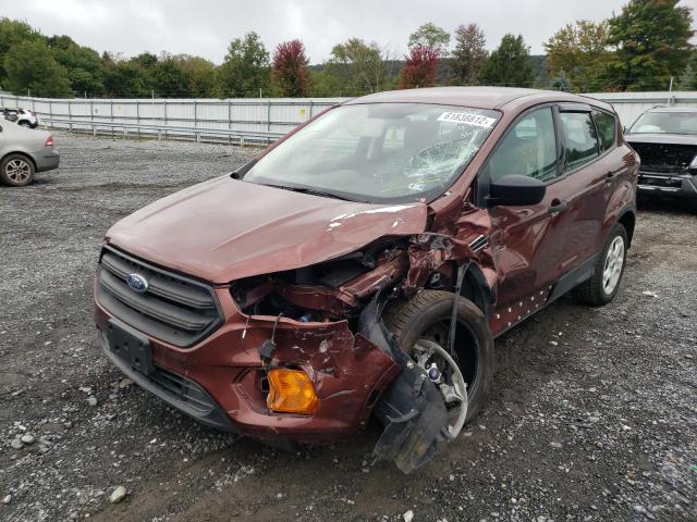 1FMCU0F76JUB27184 - 2018 FORD ESCAPE S RED photo 2