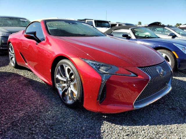 JTHKPAAY1MA102419 - 2021 LEXUS LC 500 RED photo 1