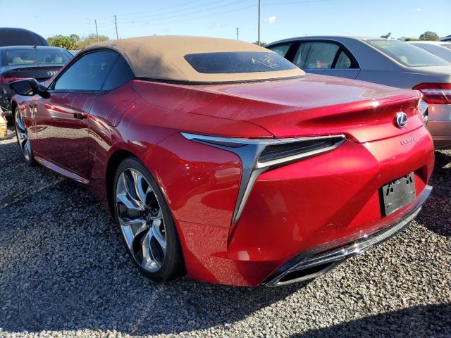 JTHKPAAY1MA102419 - 2021 LEXUS LC 500 RED photo 3