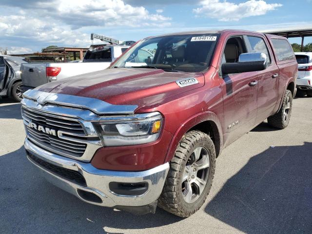 1C6RREJT6KN523104 - 2019 RAM 1500 LARAM BURGUNDY photo 2