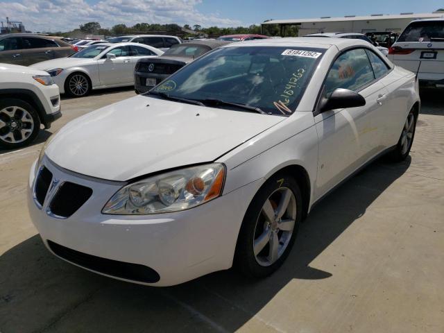 1G2ZH35N274106043 - 2007 PONTIAC G6 GT WHITE photo 2